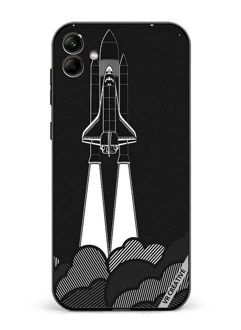 Protective Case Cover For Samsung Galaxy A04 Space Design Multicolour