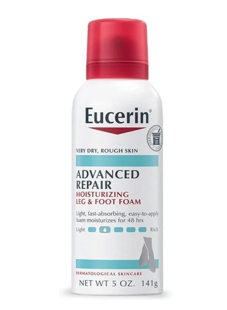 Eucerin Moisturizing Foot & Leg Foam - 141g
