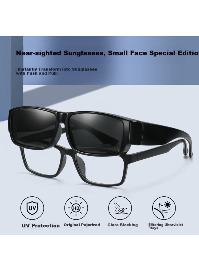 Lovedru Ralph Drew Polarized Sungl For Small Face Rectangle Frame Teenagers Men Women Driving Sun Gl X821 - Image 1