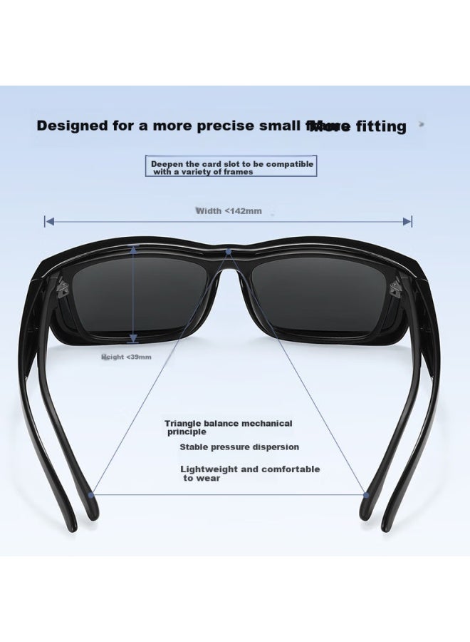 Lovedru Ralph Drew Polarized Sungl For Small Face Rectangle Frame Teenagers Men Women Driving Sun Gl X821 - Image 4