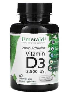 Emerald Laboratories Vitamin D3 2500 IU's 60 Vegetable Caps 