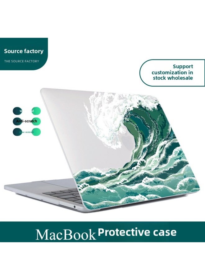 Generic - For Mac Apple Laptop Protective Case Pro14 Patterned Case MacBook Protective Case 16-Color:469-Applicable Model:14Pro A2442/A2779/A2918/A2992/A3112/A3185/A3401 - Image 1