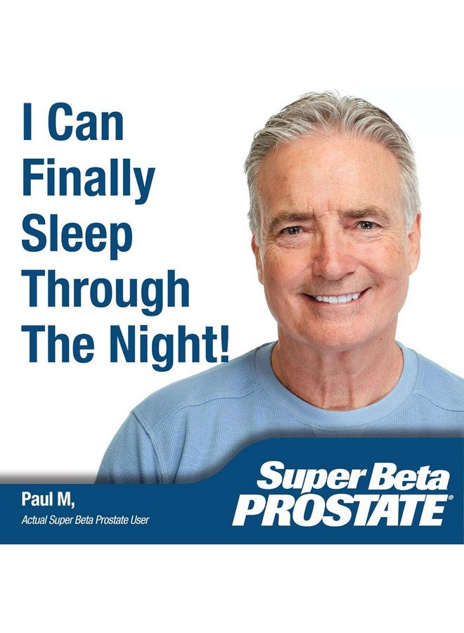 SUPER BETA PROSTATE Support Supplement for Men's Health - Reduce Bathroom Trips, Promote Sleep, Better Bladder Emptying & Healthy Prostate, Beta Sitosterol - 60 Count (Pack of 1) - Image 4