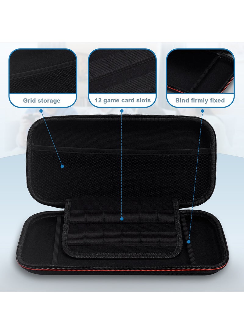 General Carrying Case for 2025 Nintendo Switch 2 Console, Travel Case with 12 Game Cassettes, Protective Hard Shell Carrying Case Pouch for 2025 Nintendo Switch 2 Console and Accessories  - Image 3