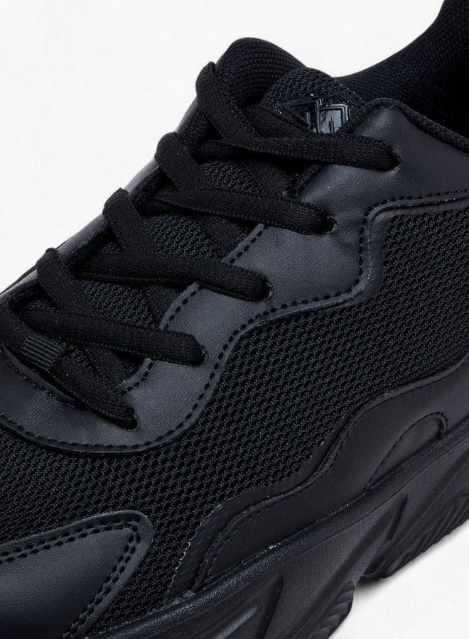 Oaklan by Shoexpress Panelled Lace-Up Sports Shoes - Image 4