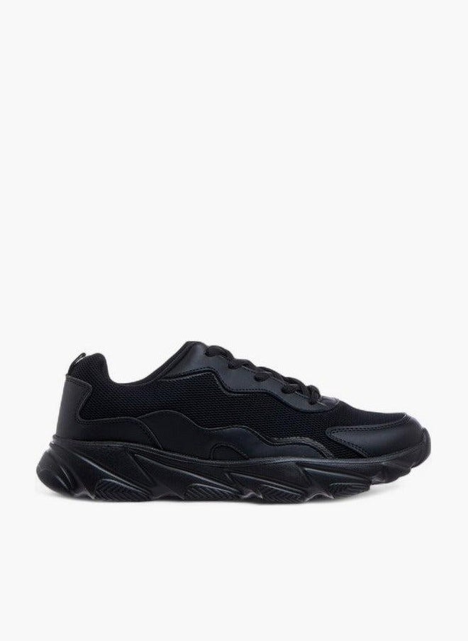 Oaklan by Shoexpress Panelled Lace-Up School Sports Shoes - Image 1