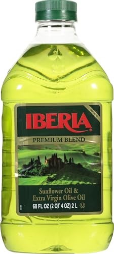Iberia Premium Blend, Sunflower Oil & Extra Virgin Olive Oil, High Heat Frying, 68 Fl Oz - Image 4
