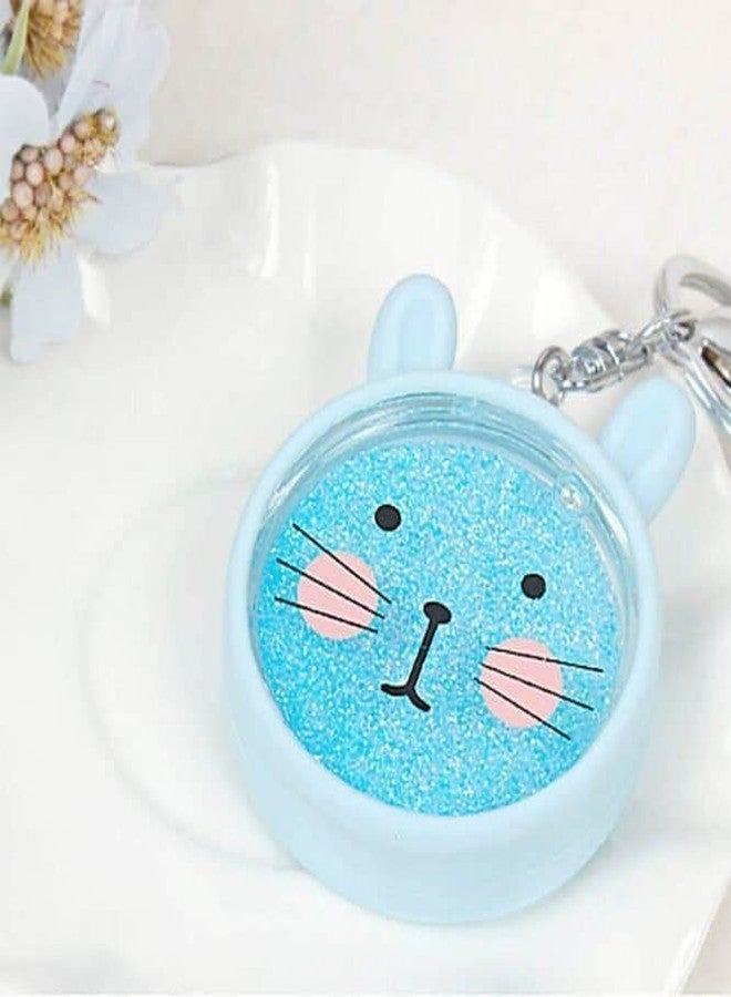 AMANVANI (1 piece) Cute Water Glitter Key chain For Girls Cartoon Key ring For Girls Kids Birthday Return Gifts Key chain - Image 5