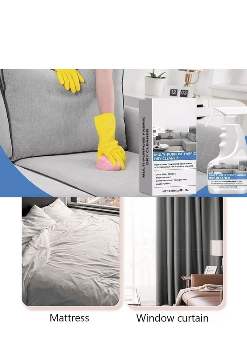 JUE-FISH Stain Remover for Carpet – Upholstery Cleaner Spray for Sofa, Couch, and Furniture Fabric, 120ML Stain and Odour Remover for Fabric, Couch, and Sofa Cleaning - Image 5