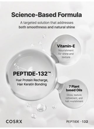 سيروم زيت الربط المثالي الفائق للشعر من COSRX Peptide-132 – لمعان وإصلاح - view 2