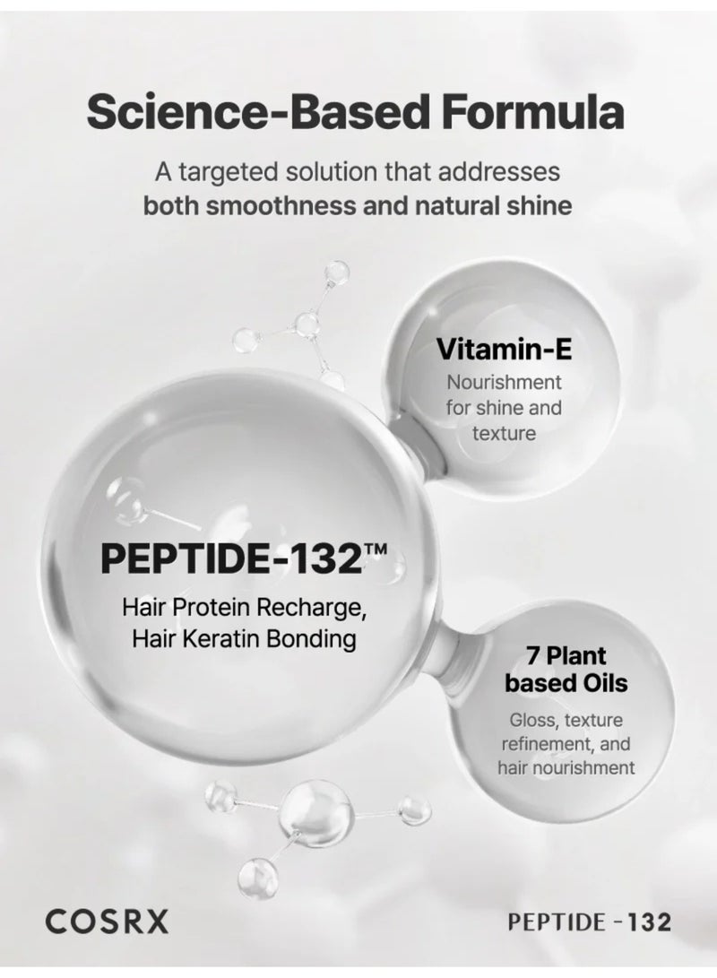 COSRX Peptide-132 Ultra Perfect Hair Bonding Oil Serum – Shine & Repair 28ml - Image 2