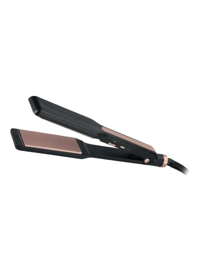 Professional Ceramic Hair Straightener Black/Beige 500grams