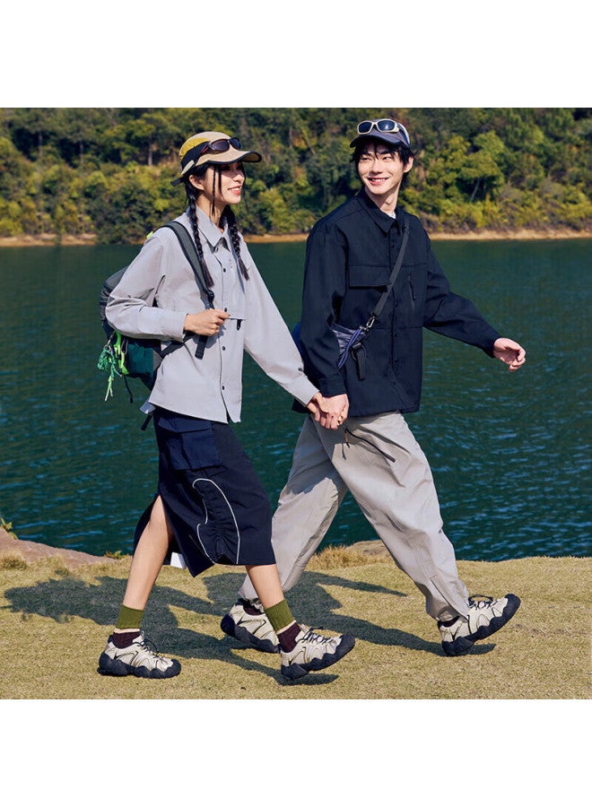 Camel Cloud Mountain 1st Generation Outdoor Autumn Hiking Casual Ugly-cute Shoes For Couples, G15s076104, Black, Size 41 - Image 1