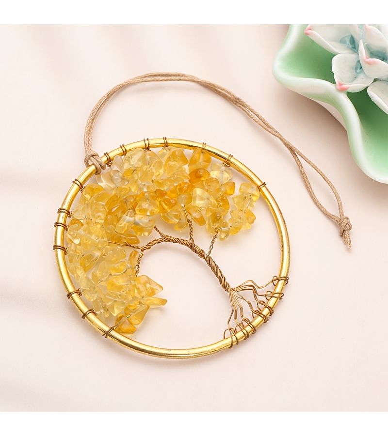 1pc Blue Tree Of Life Dreamcatcher Car Pendant Bag Charm Keychain Wall Decoration For Weddings Christmas Halloween Valentine S Day Thanksgiving Mother S Day Perfect Gift - Image 4