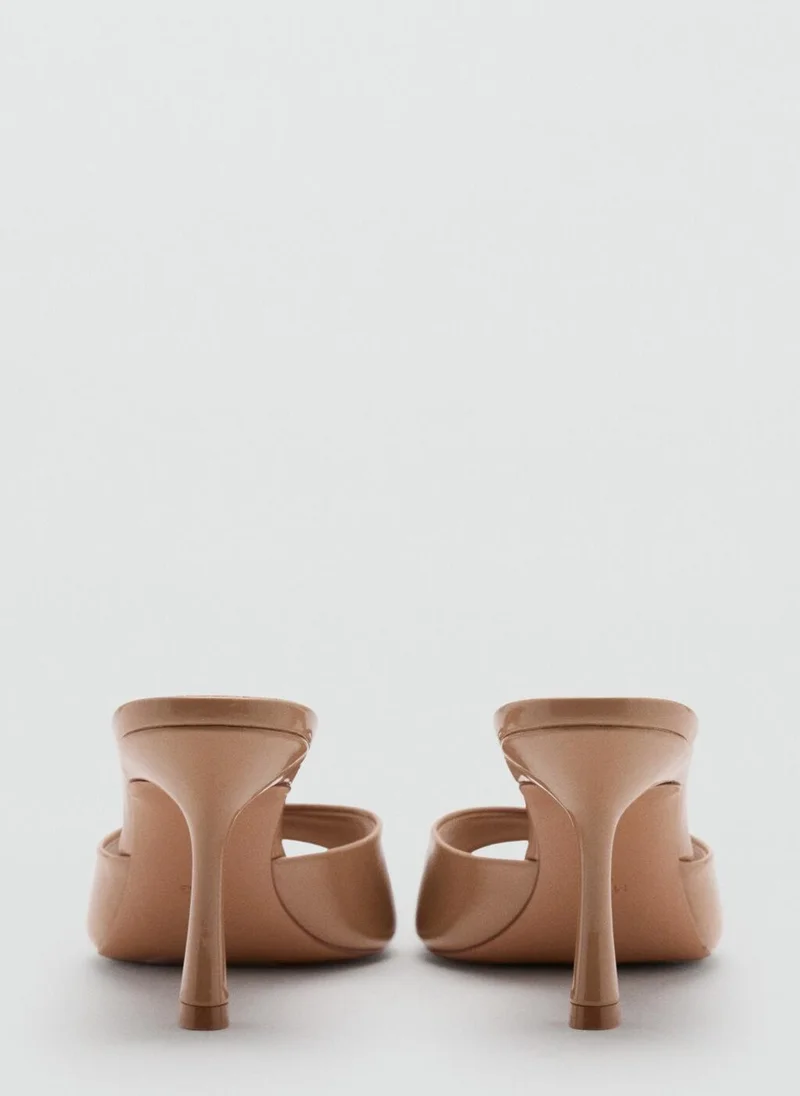 Mango Pointed-Heel Sandals