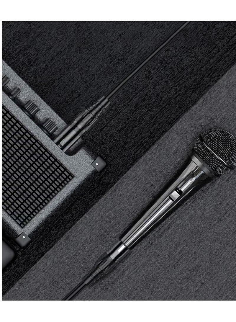 Kaza 10 feet /3 meters XLR cable - Shielded microphone cable for studio recording and live production, gold-plated pins, male to female, for microphone and balanced analog line level - Image 2