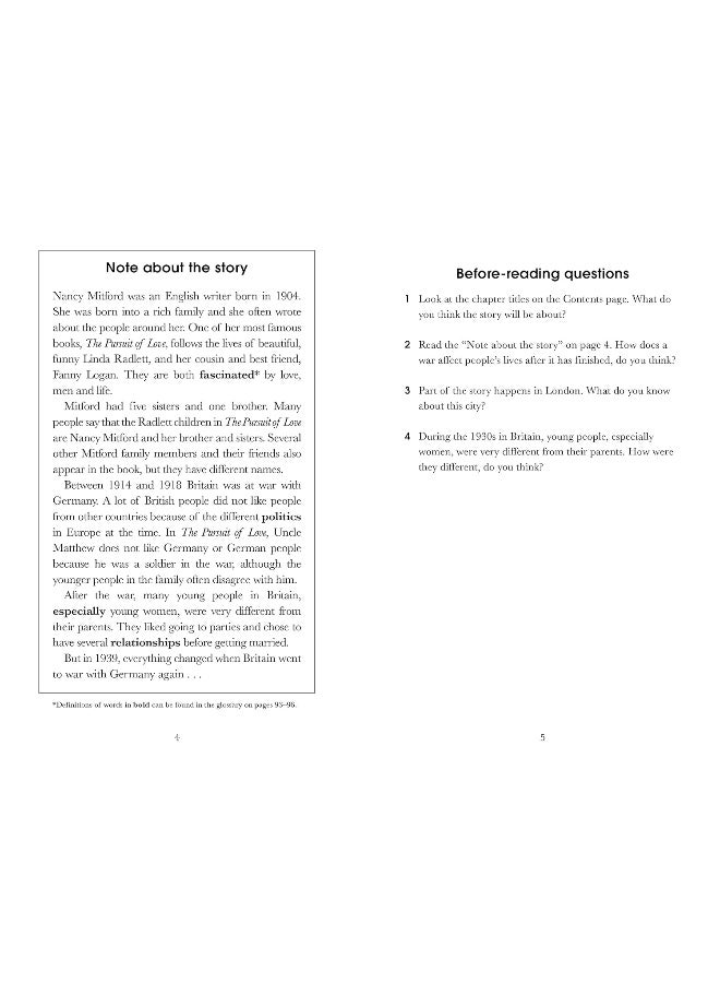 Penguin Readers Level 5: The Pursuit of Love (ELT Graded Reader)  - Image 2