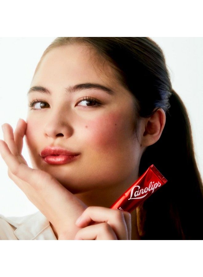 Lanolips Rose Gold 101 Ointment Natural Lanolin Moisturizer With Blush Color Tints For Lips + Cheeks Long Lasting Hydrating Balm + Tint Clean Crueltyfree (9G) - Image 4