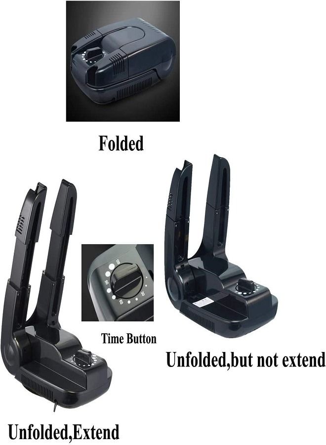 Portable Electric Shoe Glove Boot Dryer and Warmer,with Folding and Drying Rack  - Image 3