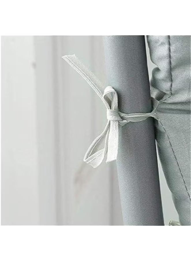 Bukela Lounge Chair Cushion Pad,Thickened Patio Garden Indoor Outdoor Rattan Recliner Portable Sustainable Sun Lounger Cushion,Window Seat Mattress Gray 48x120cm(19x47inch) - Image 5