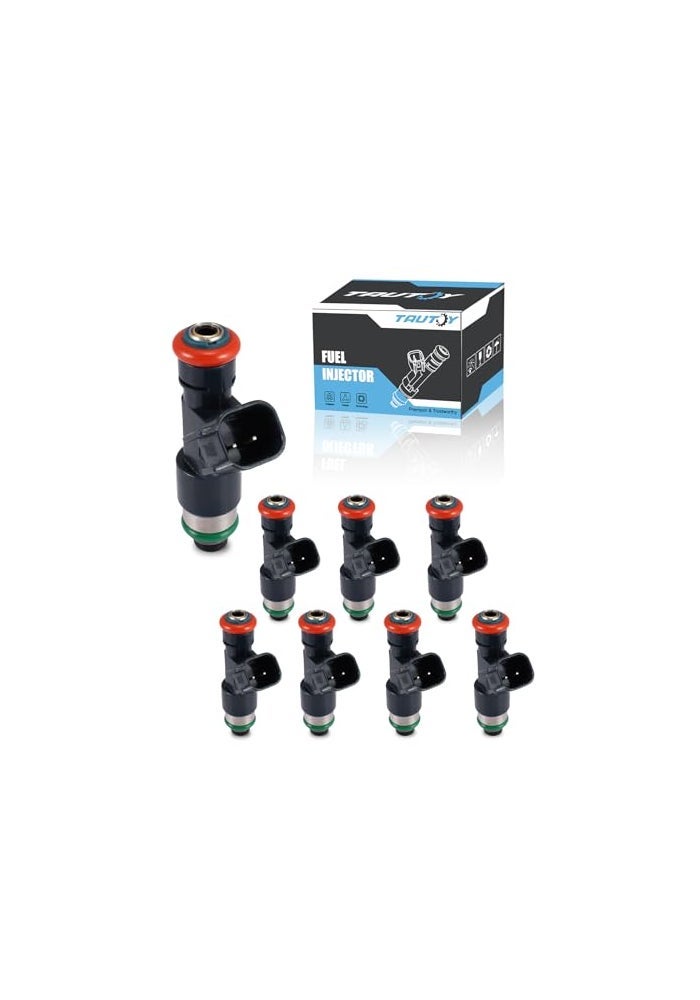 TAUTOY FJ977 Fuel Injectors 8PCS 2007 2008 2009 For Chevrolet Avalanche Silverado 1500 Suburban 1500 Tahoe Express 1500 For GMC Sierra 1500 Yukon Savana 150043L 48L 53L 60L2172436 12594512 - Image 1