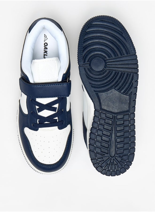 Oaklan by Shoexpress - Boys Panelled Sports Shoes With Hook And Loop Closure - Image 1