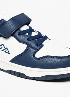 Oaklan by Shoexpress Boys Panelled Sports Shoes With Hook And Loop Closure  - Image 5