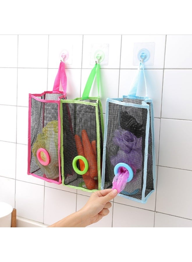 Plastic Bag Holder, Reusable Grocery Bag Organizer, Wall Mount, 1 Pack - Image 1