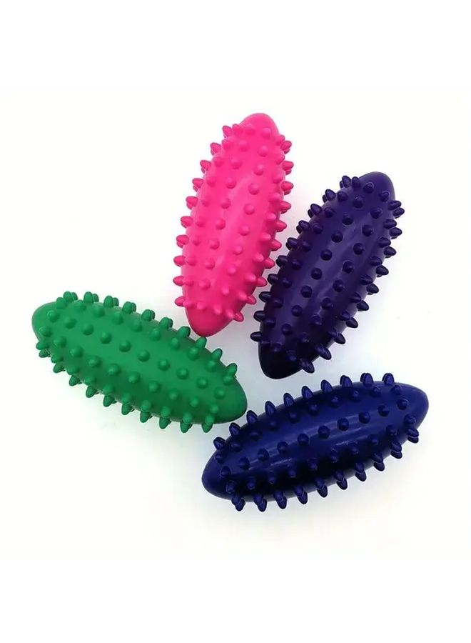كرة تدليك خضراء من PVC على شكل قنفذ لتحفيز عضلات القدم والجسم، بكرة اللياقة المنزلية - Image 2