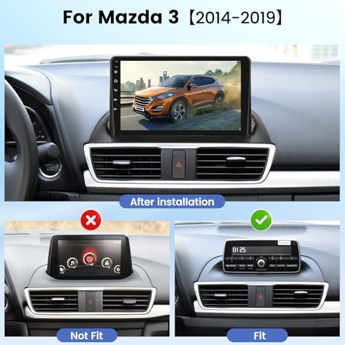 EKAT 2G64G Car Radio for Mazda 3 20142019 Android 13 Touch Screen Car Play Mazda 3 Stereo HiFi AudioCarplayAndroid AutoSWCBluetooth - Image 3