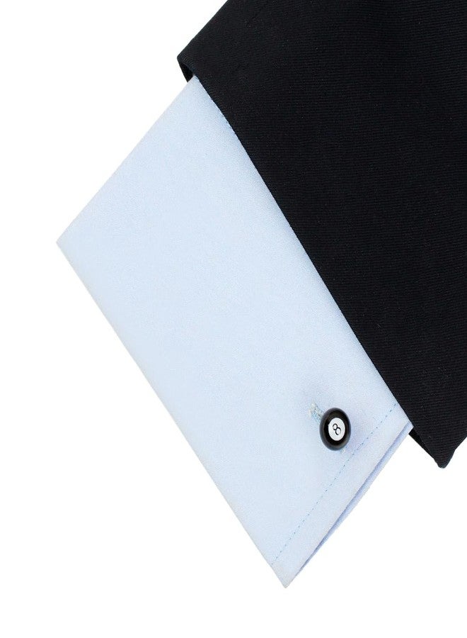 Peluche Men’s Novelty Ball-8 Cufflinks - Image 4