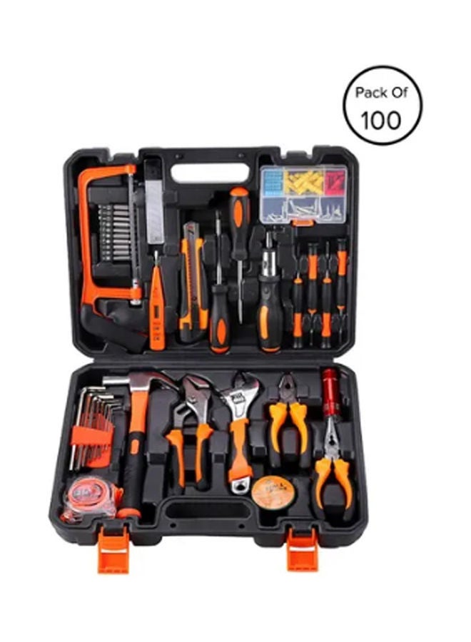 100-Pieces Heavy Duty Tool Set With Bag Multicolour 30cm - Image 1