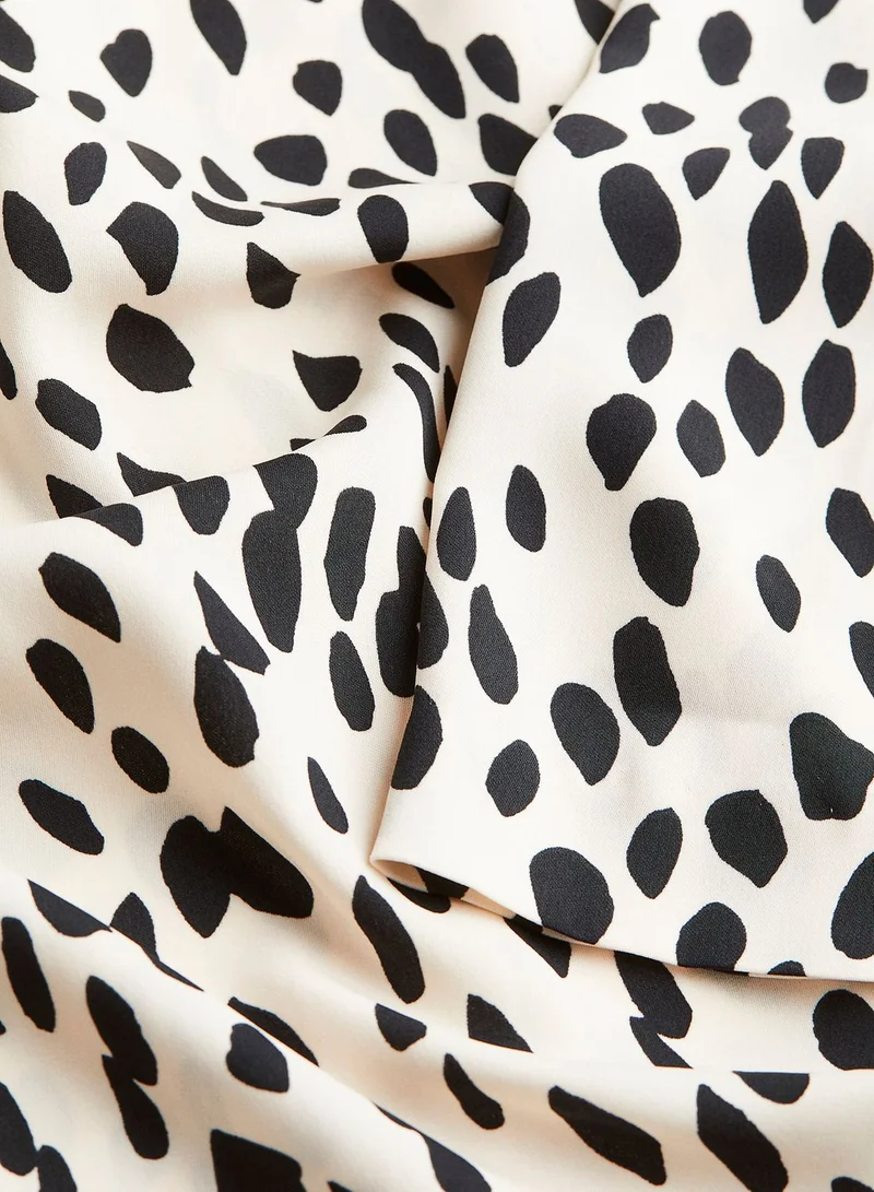 H&M Printed Longsleeve Dress