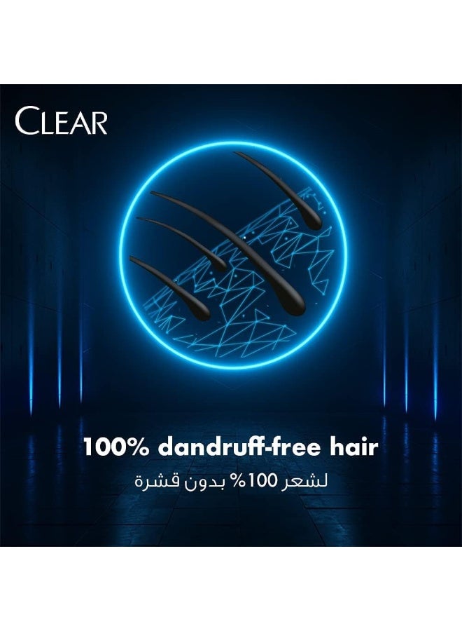 Clear, Men's Anti-Dandruff Hair Fall Defence 2 in 1 Shampoo and Conditioner with Coffee Beans, 400 ml - Image 5