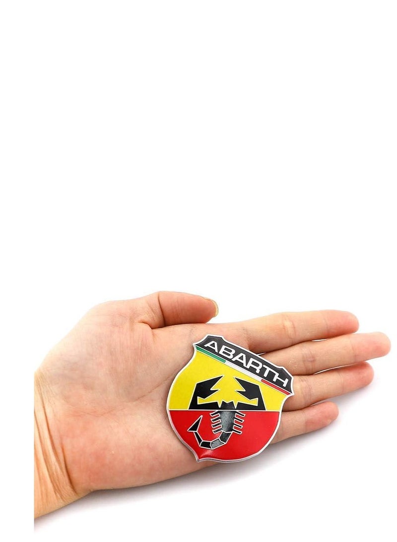 Modern Car Emblem, Small Size, Silver Color, Premium Material, Double-Sided Adhesive, 1 Piece Car logos with designs that enhance the look of your car - Image 1