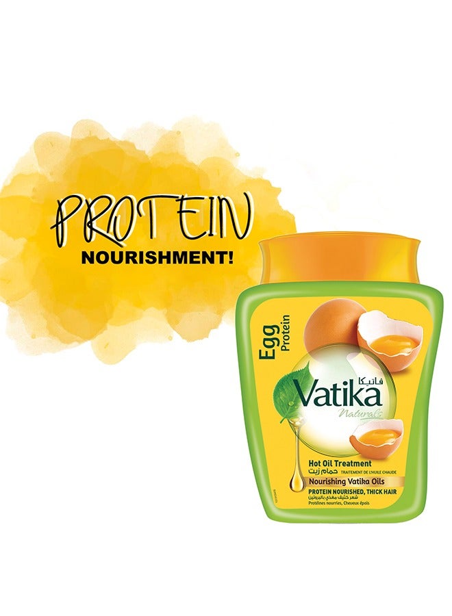 Vatika Naturals Hammam Zaith Hot Oil Treatment Enriched With Egg Protein 1Kg  - Image 5