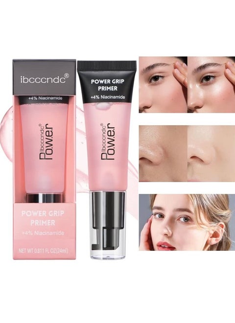 Power Grip Primer Gel Based and Hydrating Face Primer Makeup for Smoothing Skin and Gripping Makeup long lasting Pore Blurring Smooth and Brighten Skin Makeup Primer 24ml