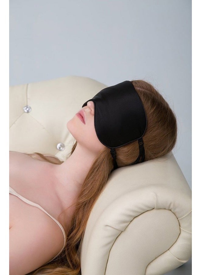ALASKA BEAR Sleep Mask 2 Straps, Mulberry Silk, Twin Thin Elastic Bands Stay Put All Night, Smooth Eye Mask Two Adjustable Head Strings and Nose Baffle - Image 4