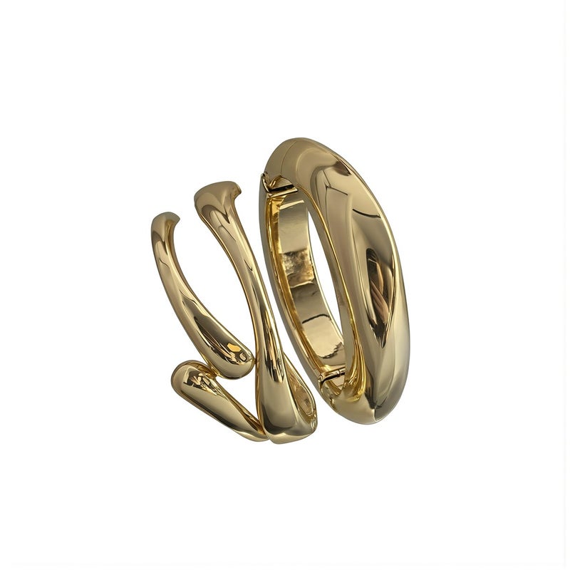 Versatile Statement Bangle Daily Wear For Office Party Casual Event Outfit Accessory - Image 1