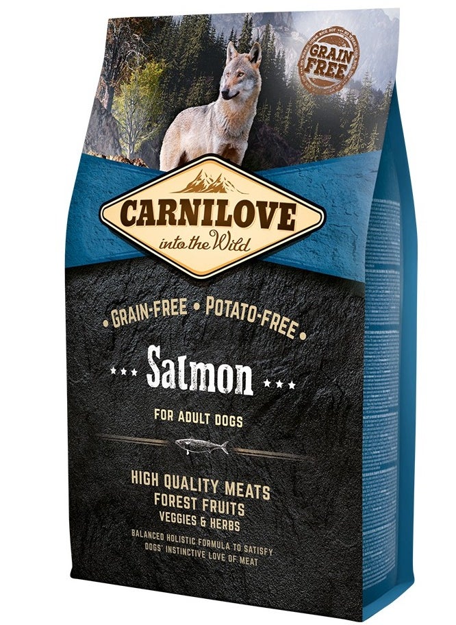 CARNILOVE - Salmon for Adult Dogs 4kg - Image 1