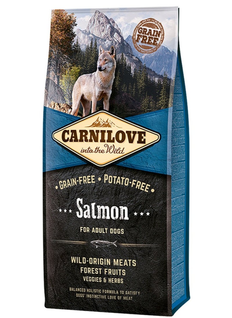 CARNILOVE - Salmon for Adult Dogs 4kg - Image 1