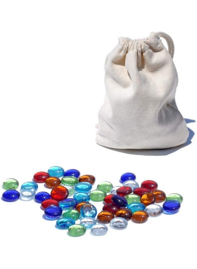 WE Games Replacement Glass Mancala Stones in Assorted Colors - Image 1