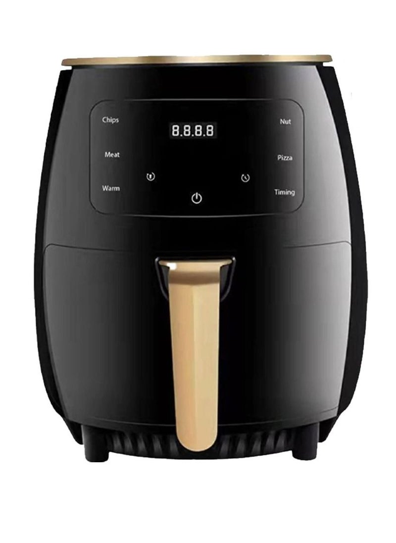 SilverCrest - Multifunctional Digital Electric Hot Air Fryer LCD Touch Screen Nonstick Basket 6L 2400W Black - Image 1
