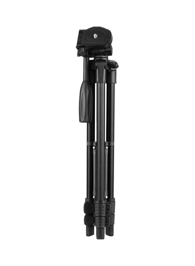 NIBEMINENT 3-Section Tripod Stand With Phone Clamp Holder Set Black  - Image 4