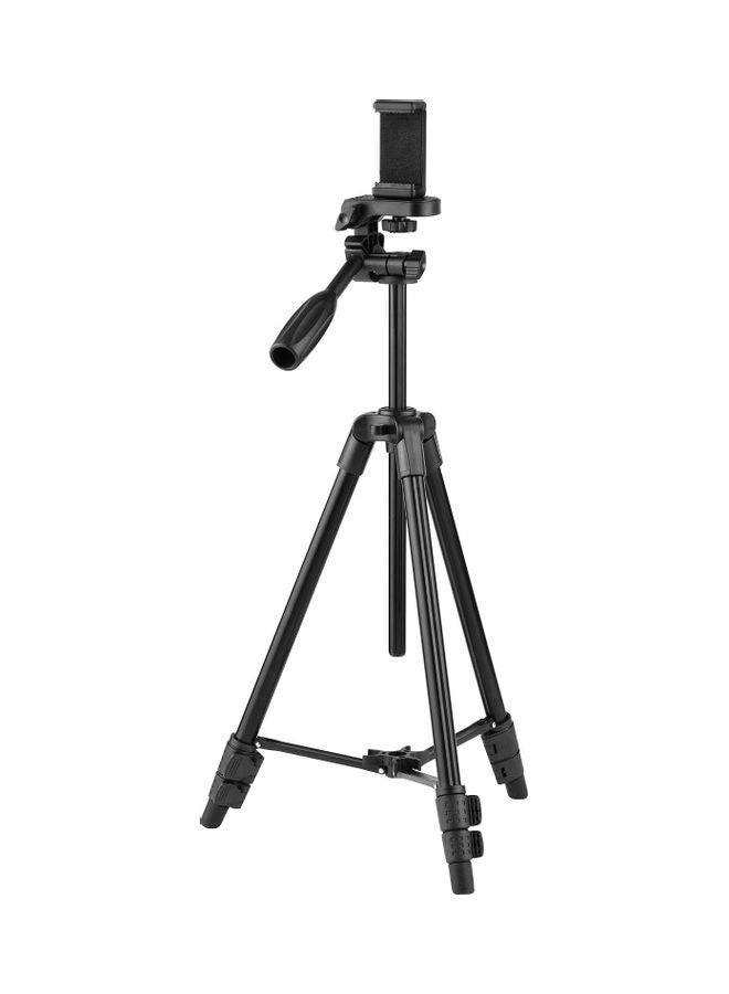 NIBEMINENT 3-Section Tripod Stand With Phone Clamp Holder Set Black  - Image 3