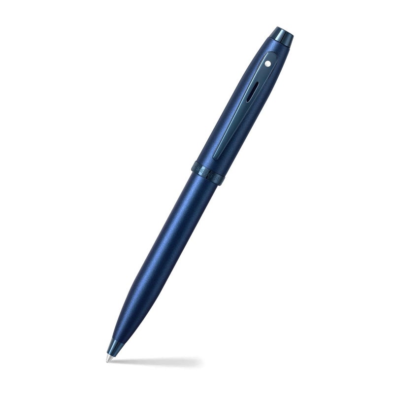 SHEAFFER Pen Sheaffer 100 E9371 Satin Blue With Pvd Blue Trims Bp - Image 1