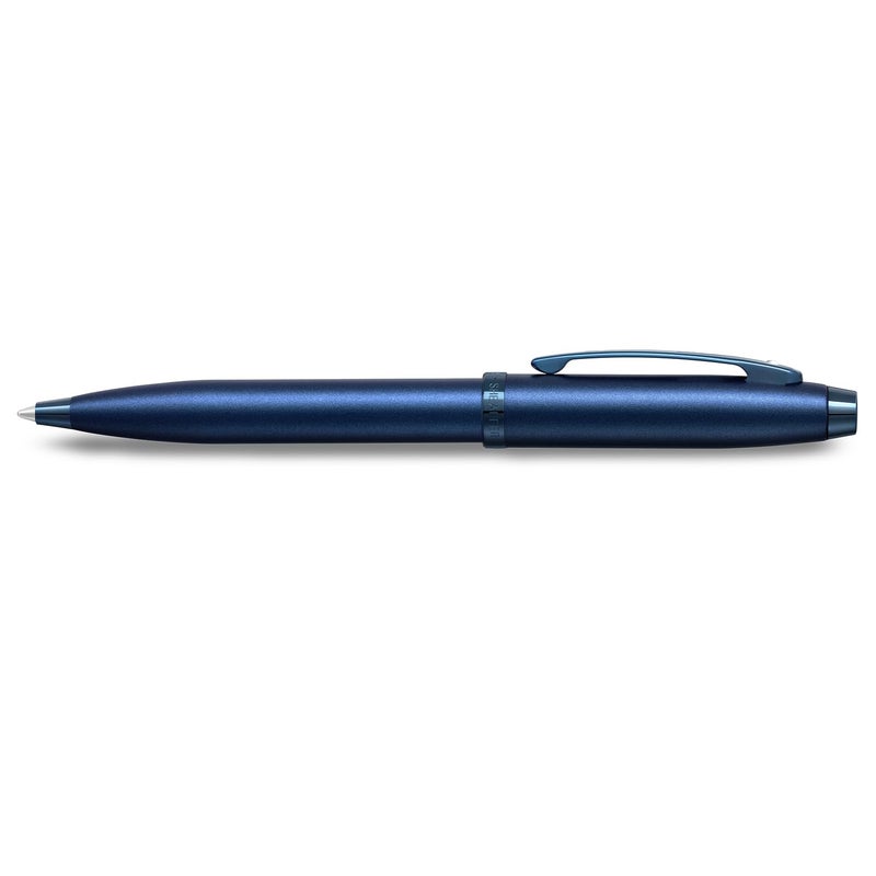 SHEAFFER Pen Sheaffer 100 E9371 Satin Blue With Pvd Blue Trims Bp - Image 5