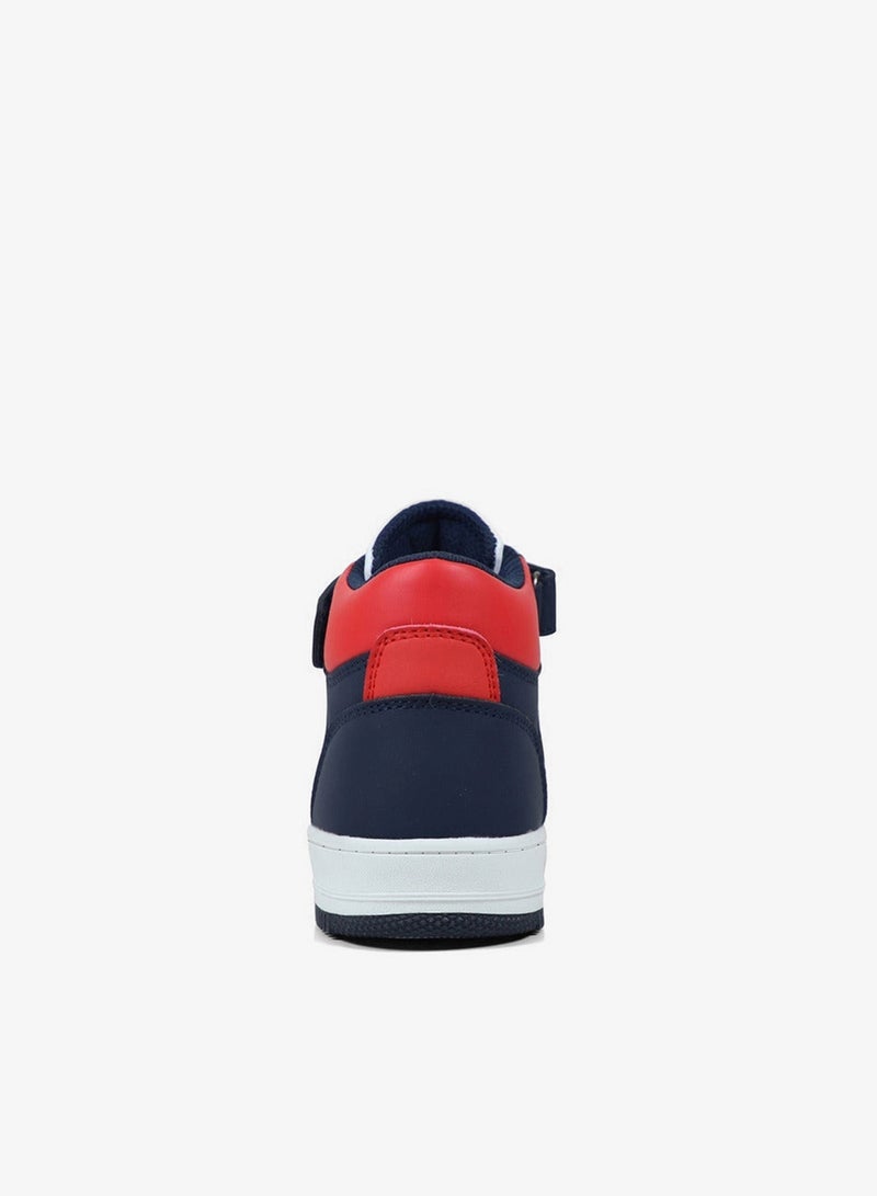 GAP Boys' BOSTON MID II High Top Sneakers with Hook and Loop Closure - GPK5217100216 - Image 2