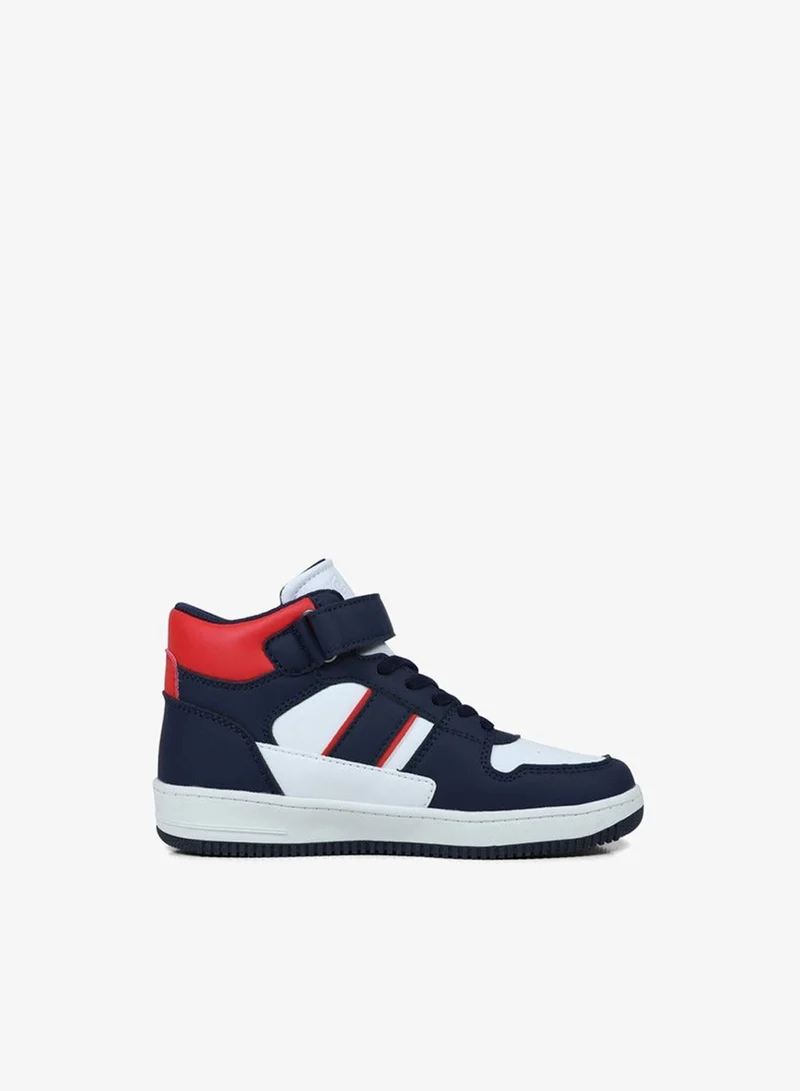 GAP Boys' BOSTON MID II High Top Sneakers with Hook and Loop Closure - GPK5217100216
