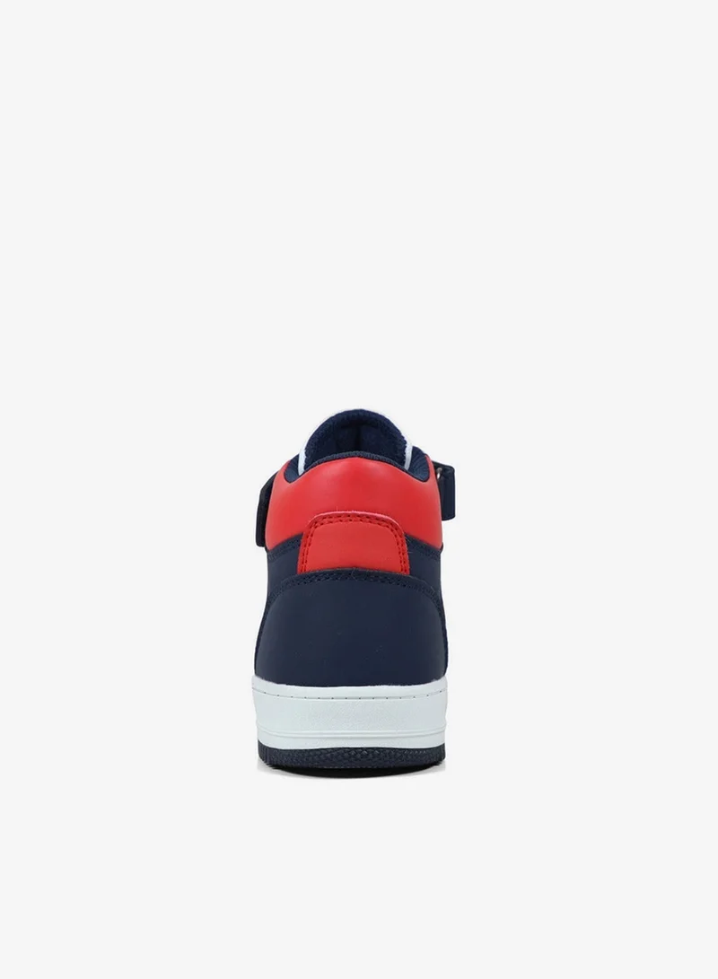 GAP Boys' BOSTON MID II High Top Sneakers with Hook and Loop Closure - GPK5217100216